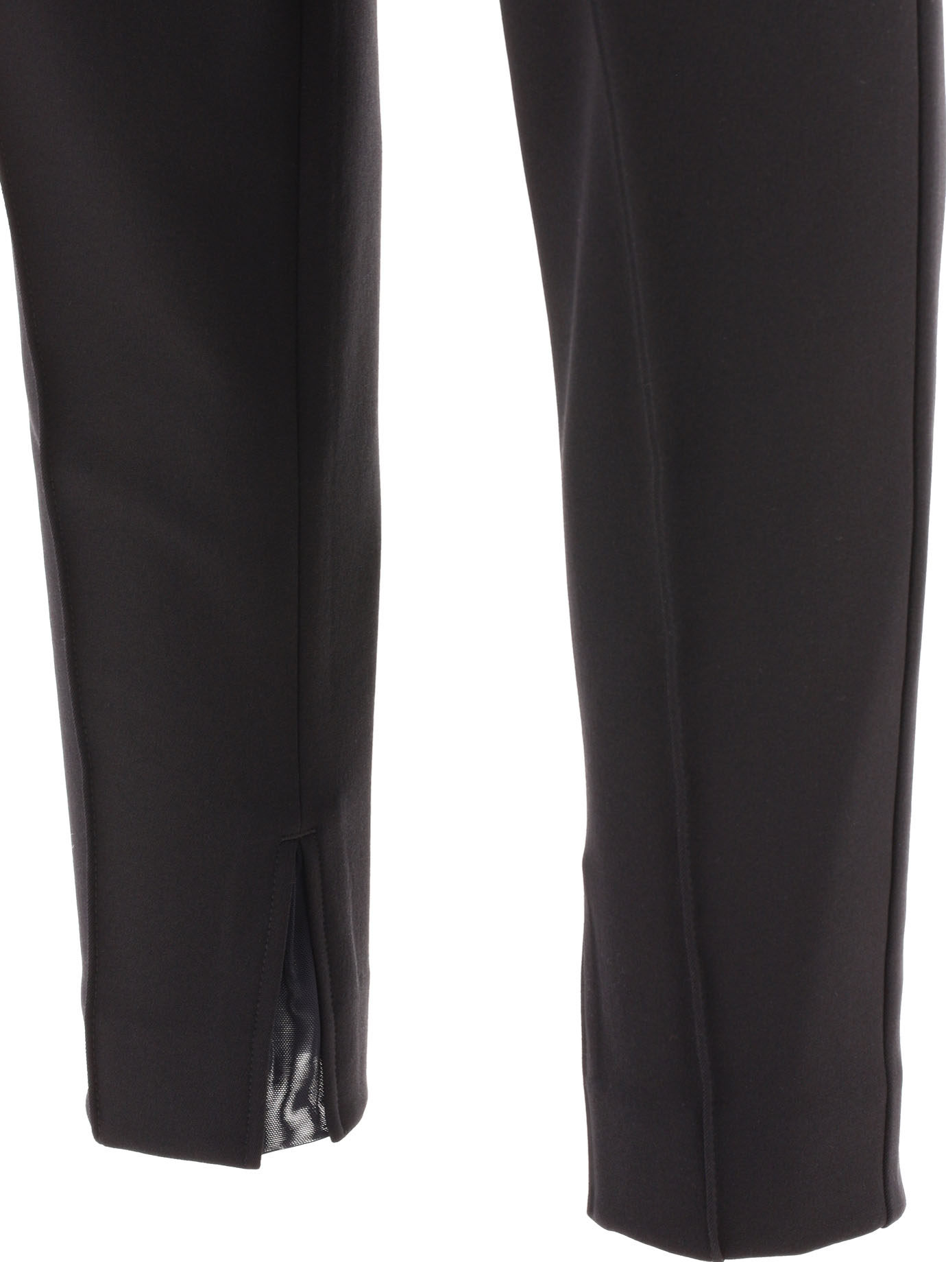 PRADA Black   Stretch natté trousers